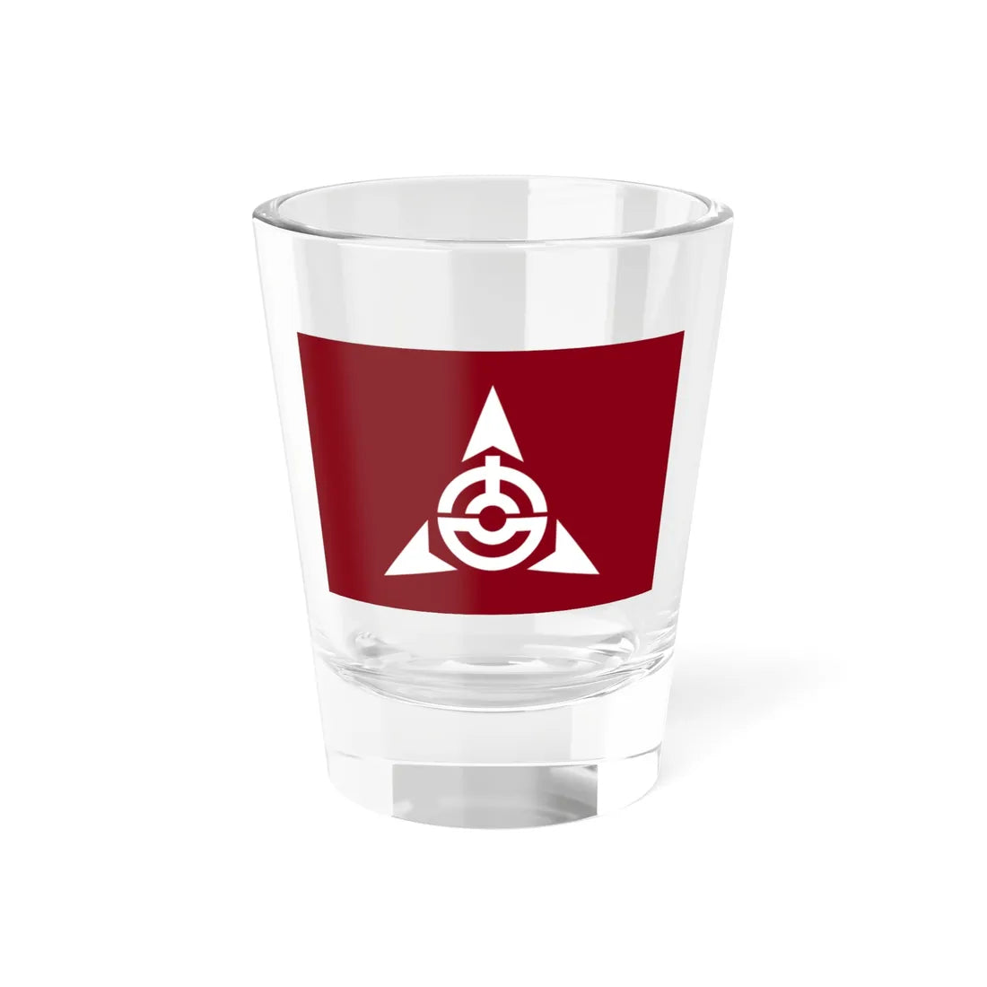 Flag of Yoshioka Gunma (Japan) Shot Glass 1.5oz 1.5oz - Go Mug Yourself