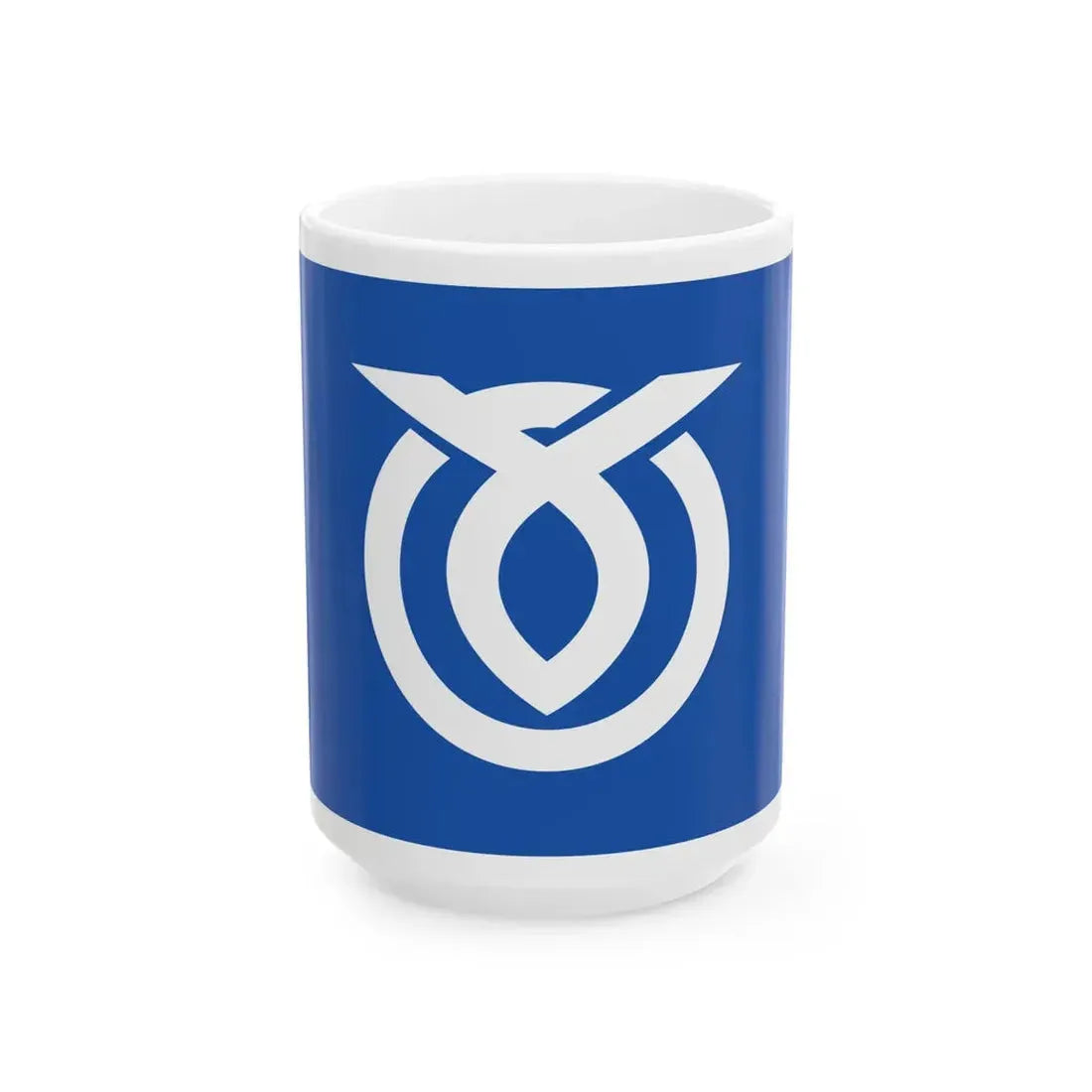 Flag of Yoshitomi Fukuoka (Japan) White Coffee Mug 15oz - Go Mug Yourself