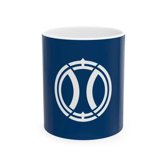 Flag of Yotsukaido Chiba (Japan) White Coffee Mug 11oz - Go Mug Yourself