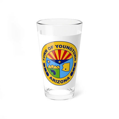 Flag of Youngtown Arizona (United States) Pint Glass 16oz 16oz - Go Mug Yourself