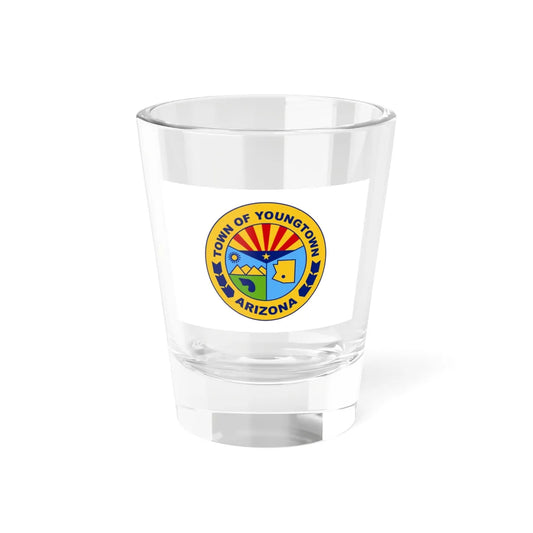 Flag of Youngtown Arizona (United States) Shot Glass 1.5oz 1.5oz - Go Mug Yourself