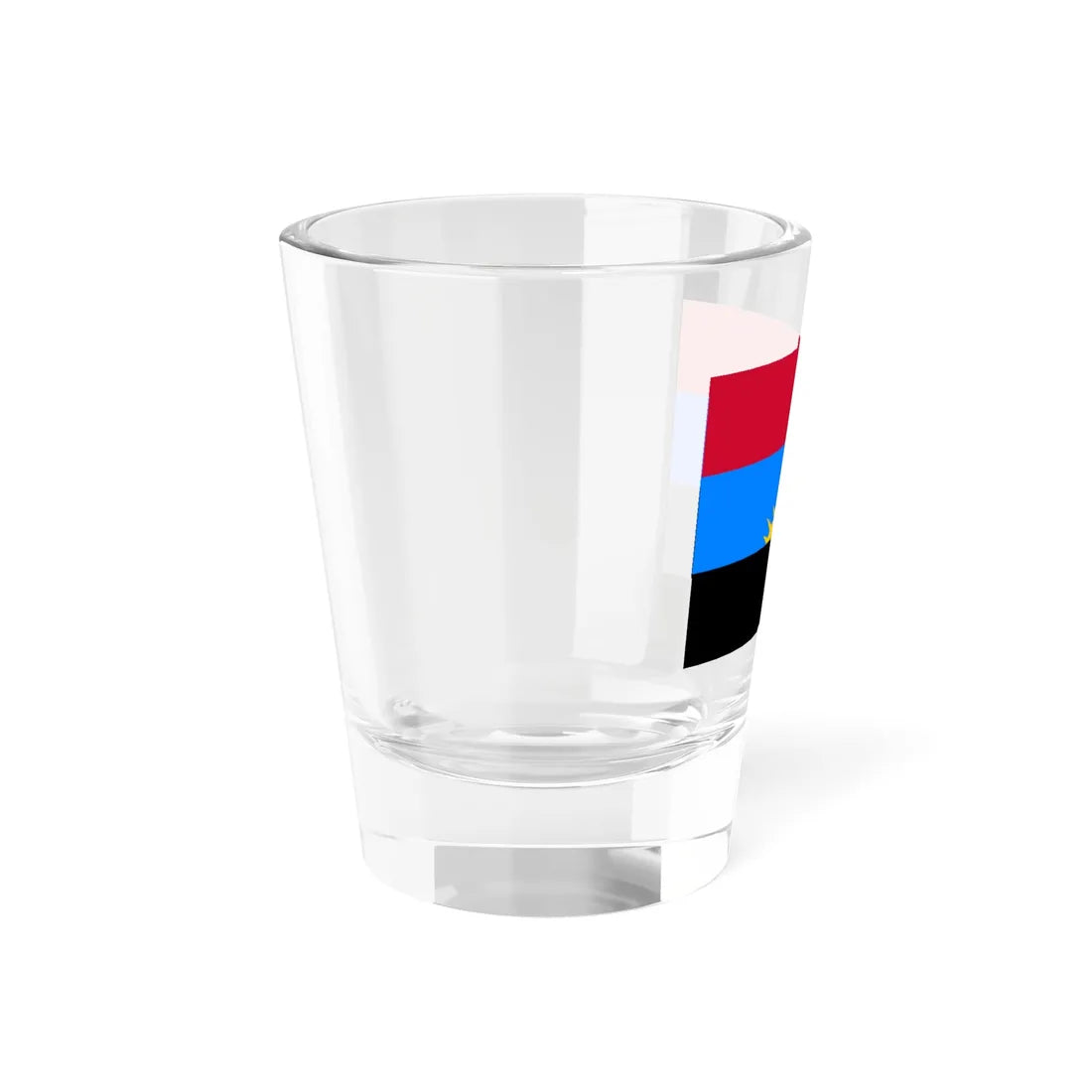 Flag of Youth of MPLA (Angola) Shot Glass 1.5oz - Go Mug Yourself