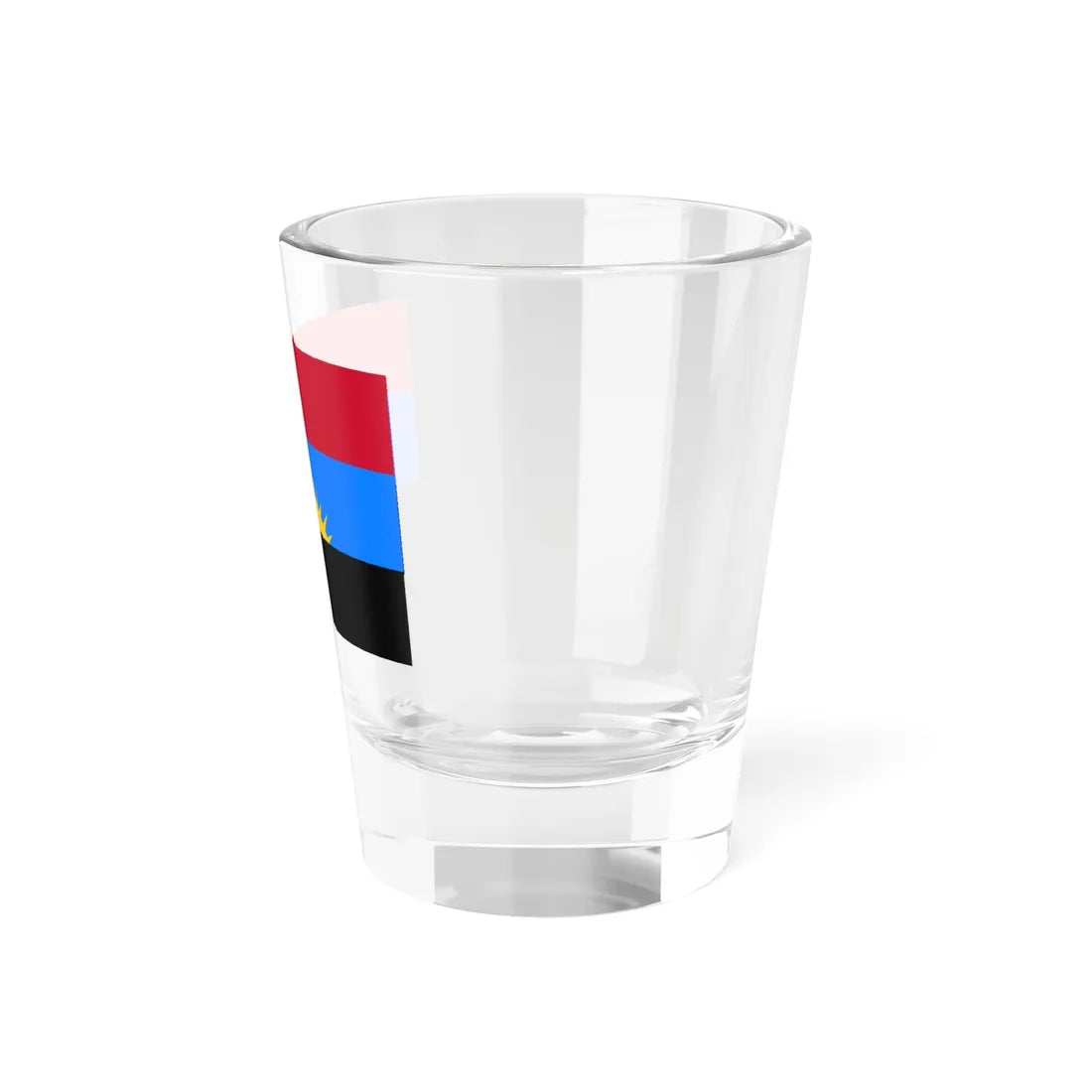 Flag of Youth of MPLA (Angola) Shot Glass 1.5oz - Go Mug Yourself