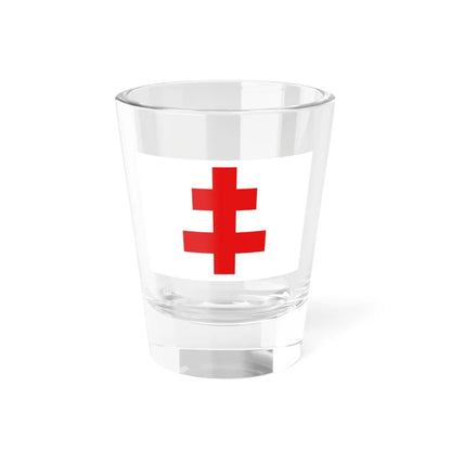 Flag of Ypres (Belgium) Shot Glass 1.5oz 1.5oz - Go Mug Yourself