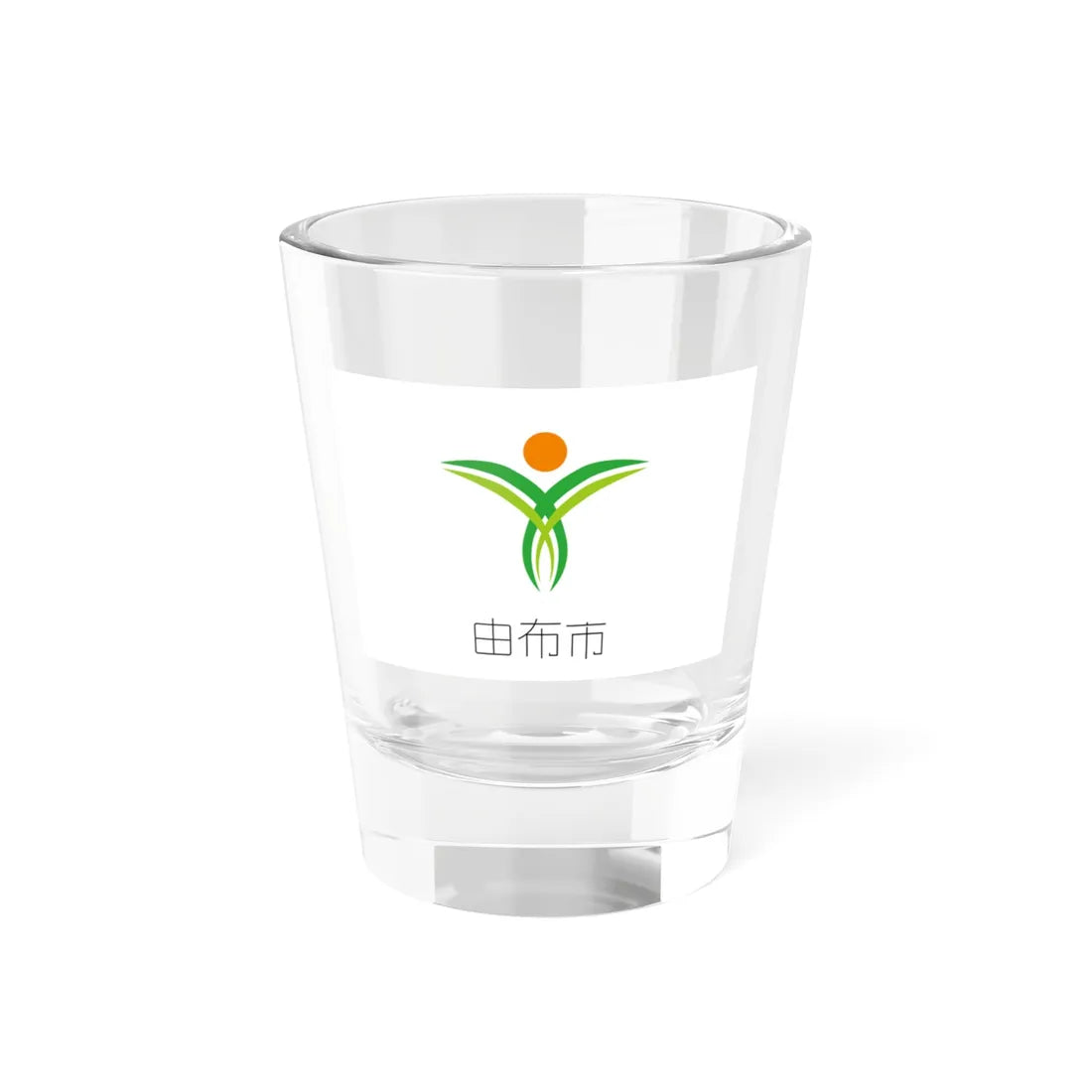 Flag of Yufu Oita (Japan) Shot Glass 1.5oz 1.5oz - Go Mug Yourself