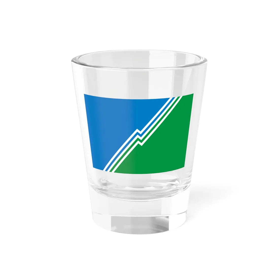 Flag of Yugorsk (Russia) Shot Glass 1.5oz 1.5oz - Go Mug Yourself