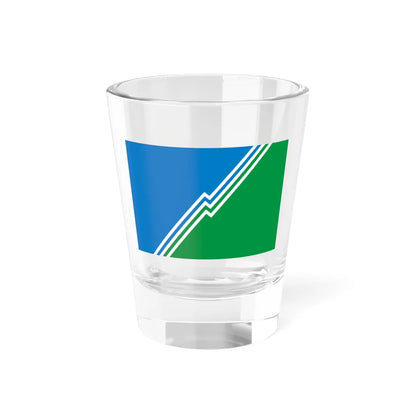Flag of Yugorsk (Russia) Shot Glass 1.5oz 1.5oz - Go Mug Yourself