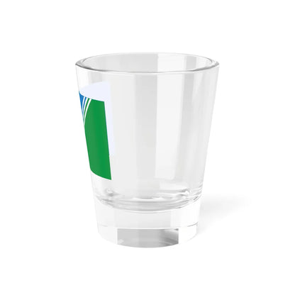 Flag of Yugorsk (Russia) Shot Glass 1.5oz - Go Mug Yourself