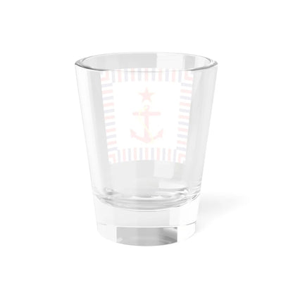 Flag of Yugoslav Commander of the Navy (Yugoslavia) Shot Glass 1.5oz - Go Mug Yourself