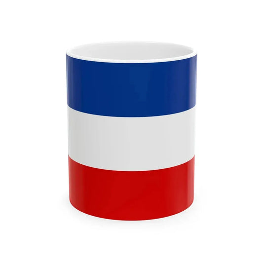 Flag of Yugoslavia 1918-1941 19922006 3-5 (Montenegro) White Coffee Mug 11oz - Go Mug Yourself