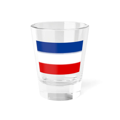 Flag of Yugoslavia 1918-1941 (Serbia) Shot Glass 1.5oz 1.5oz - Go Mug Yourself