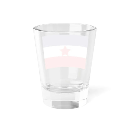 Flag of Yugoslavia 1943-1946 3-2 (Yugoslavia) Shot Glass 1.5oz - Go Mug Yourself