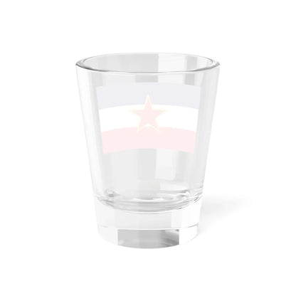Flag of Yugoslavia 1946-1992 3-5 (Yugoslavia) Shot Glass 1.5oz - Go Mug Yourself