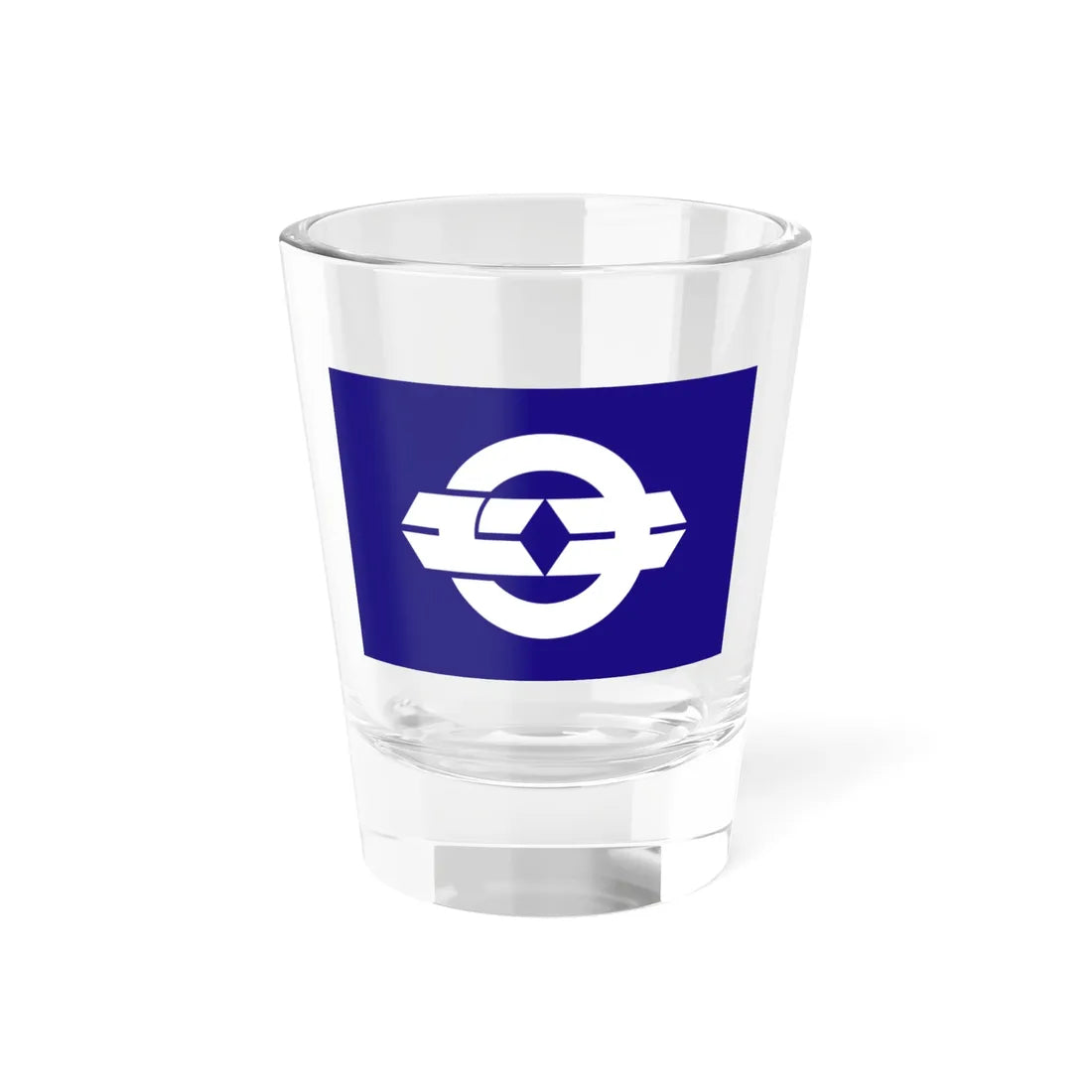 Flag of Yuki Ibaraki (Japan) Shot Glass 1.5oz 1.5oz - Go Mug Yourself