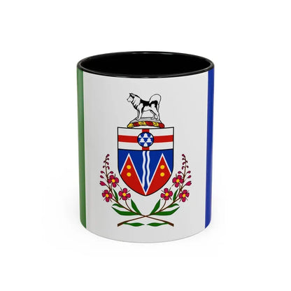 Flag of Yukon Canada - Accent Coffee Mug 11oz Black - Go Mug Yourself