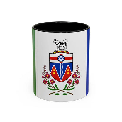 Flag of Yukon Canada - Accent Coffee Mug 11oz Black - Go Mug Yourself