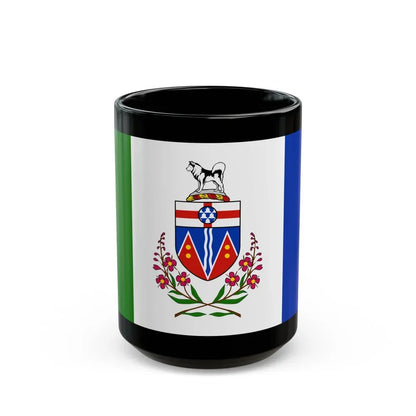 Flag of Yukon Canada - Black Coffee Mug 15oz - Go Mug Yourself