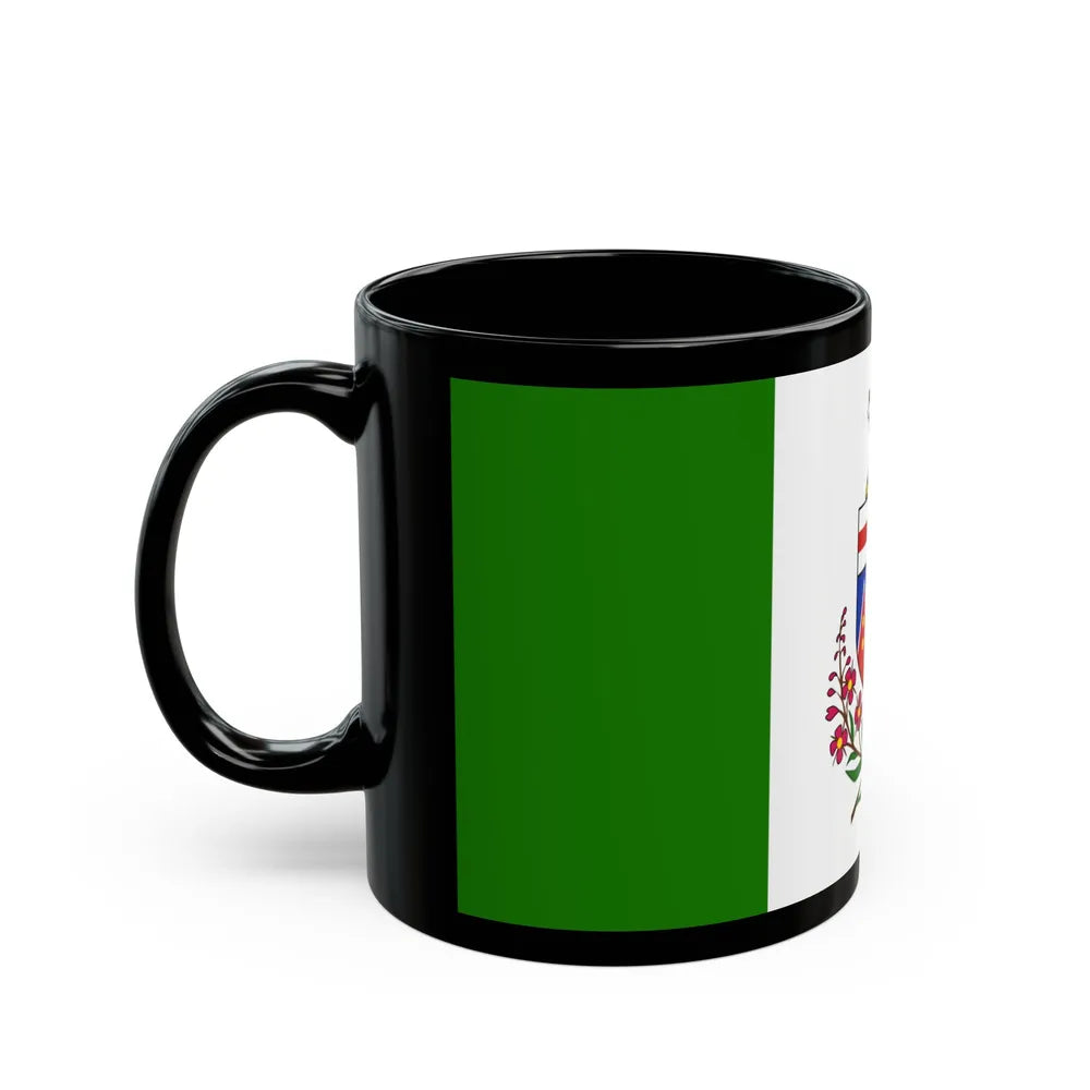 Flag of Yukon Canada - Black Coffee Mug-Go Mug Yourself