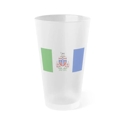 Flag of Yukon Canada - Frosted Pint Glass 16oz 16oz Frosted - Go Mug Yourself