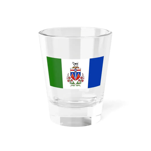 Flag of Yukon Canada - Shot Glass 1.5oz 1.5oz - Go Mug Yourself