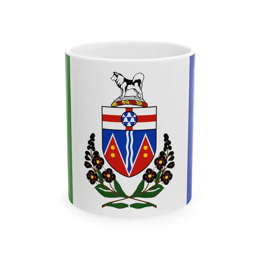 Flag of Yukon (Canada) White Coffee Mug 11oz - Go Mug Yourself