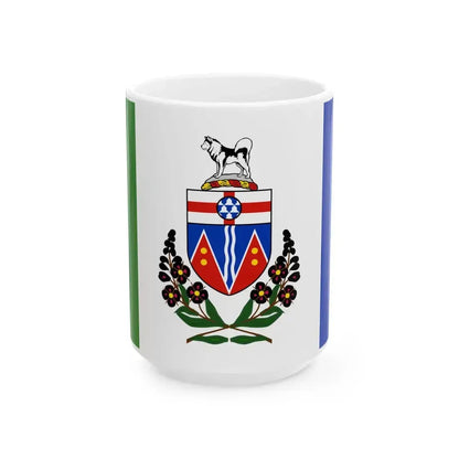 Flag of Yukon (Canada) White Coffee Mug 15oz - Go Mug Yourself