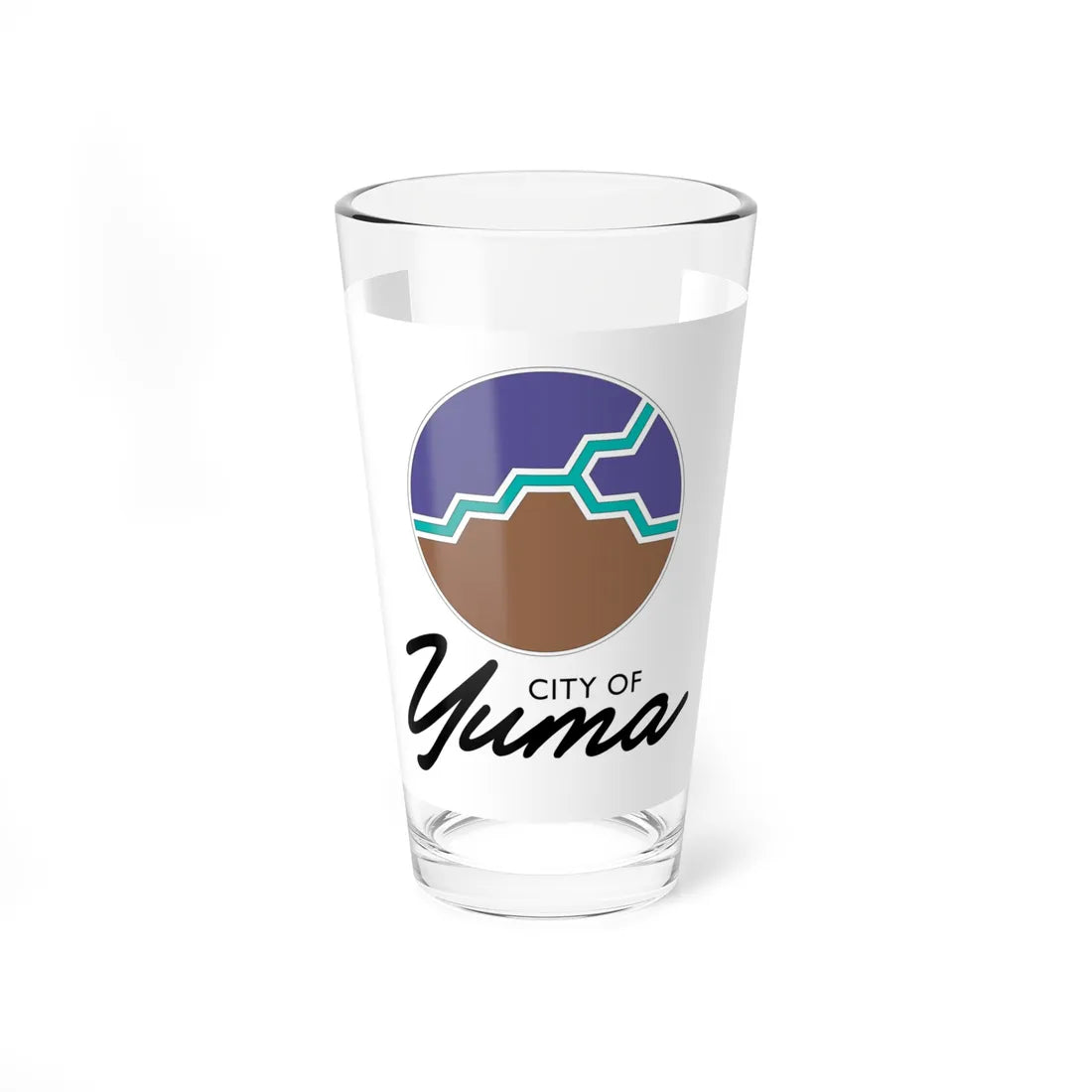 Flag of Yuma Arizona (United States) Pint Glass 16oz 16oz - Go Mug Yourself