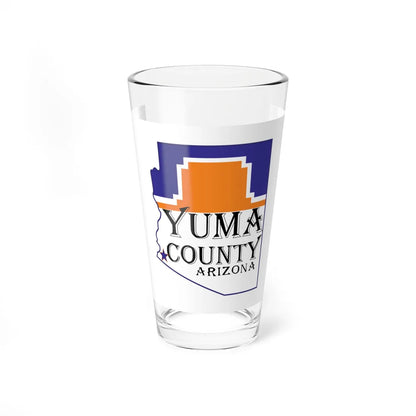 Flag of Yuma County Arizona (United States) Pint Glass 16oz 16oz - Go Mug Yourself