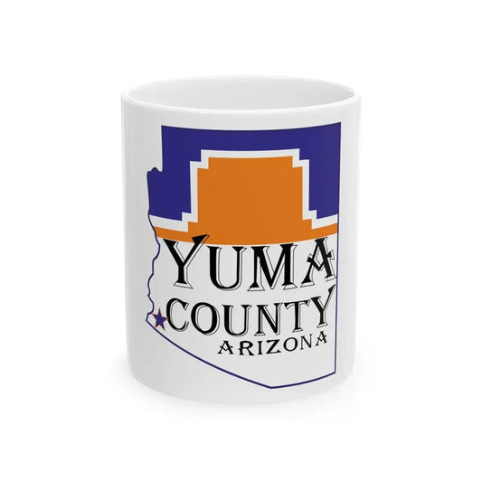 Flag of Yuma County Arizona (United States) White Coffee Mug 11oz - Go Mug Yourself