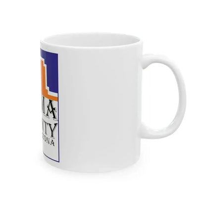 Flag of Yuma County Arizona (United States) White Coffee Mug - Go Mug Yourself