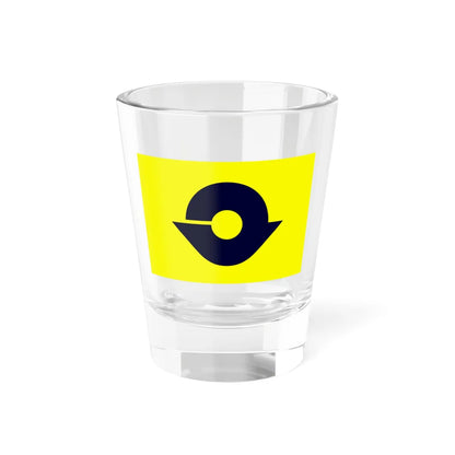 Flag of Yunomae Kumamoto (Japan) Shot Glass 1.5oz 1.5oz - Go Mug Yourself