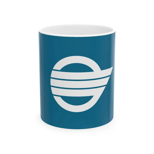 Flag of Yura Wakayama (Japan) White Coffee Mug 11oz - Go Mug Yourself