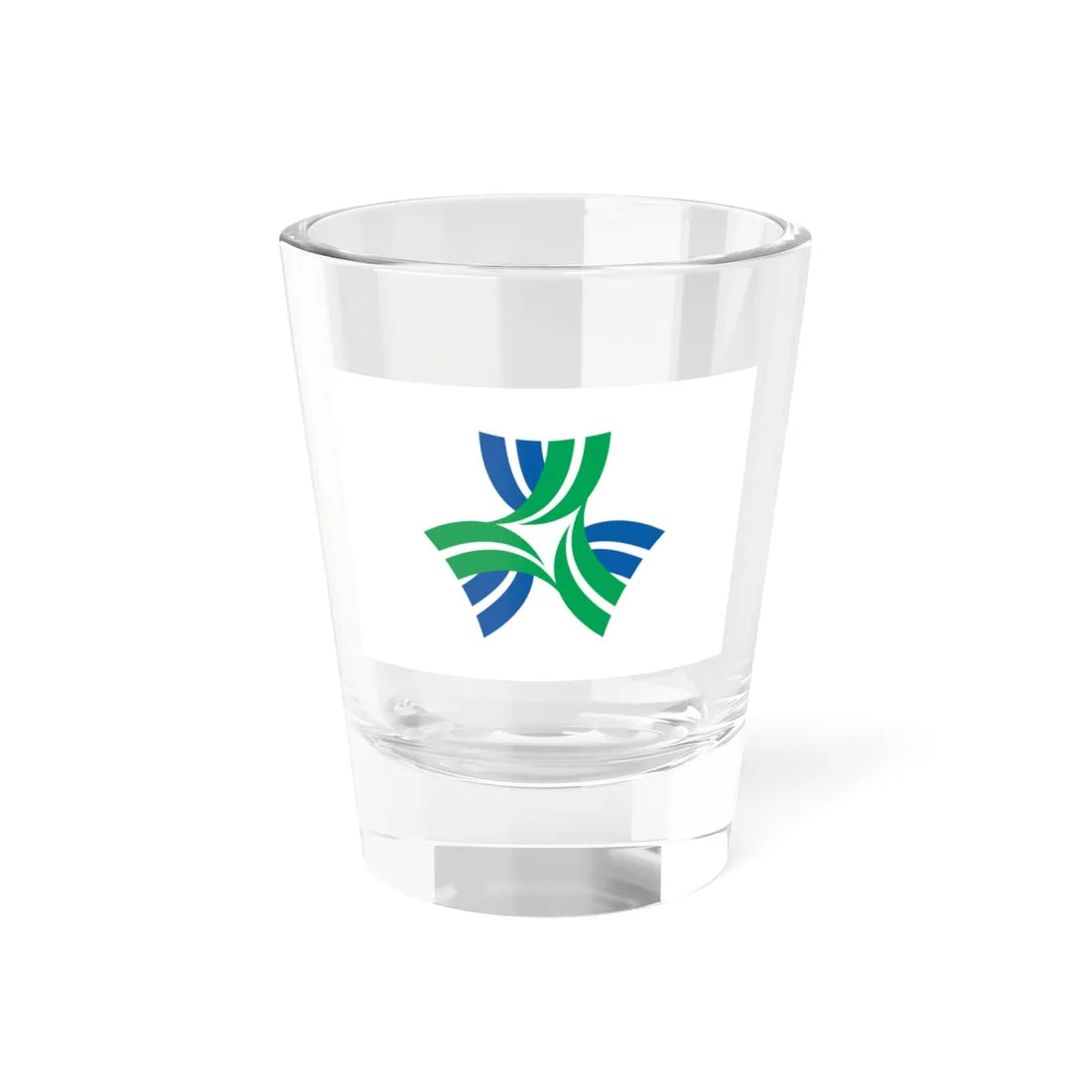 Flag of Yurihama Tottori (Japan) Shot Glass 1.5oz 1.5oz - Go Mug Yourself
