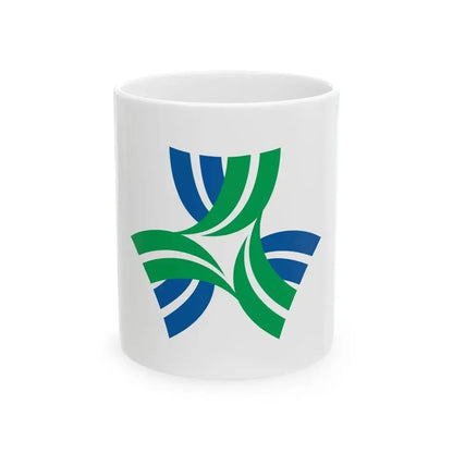 Flag of Yurihama Tottori (Japan) White Coffee Mug 11oz - Go Mug Yourself