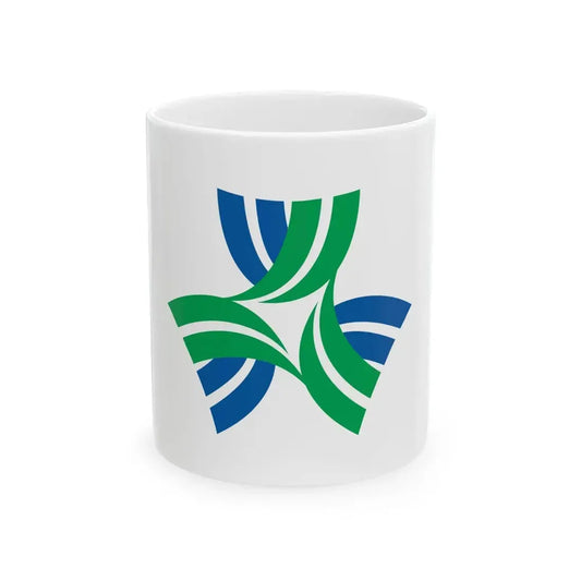 Flag of Yurihama Tottori (Japan) White Coffee Mug 11oz - Go Mug Yourself