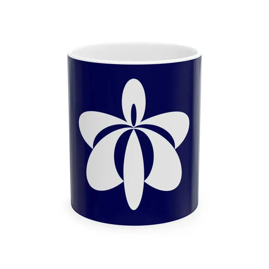 Flag of Yurihonjo Akita (Japan) White Coffee Mug 11oz - Go Mug Yourself