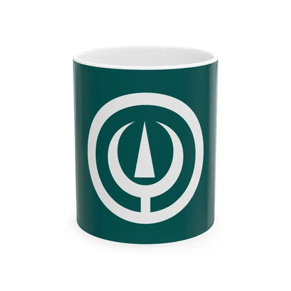Flag of Yusuhara Kochi (Japan) White Coffee Mug 11oz - Go Mug Yourself