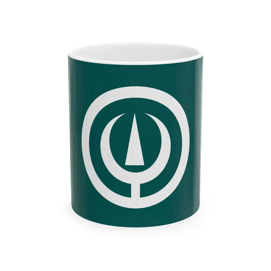 Flag of Yusuhara Kochi (Japan) White Coffee Mug 11oz - Go Mug Yourself