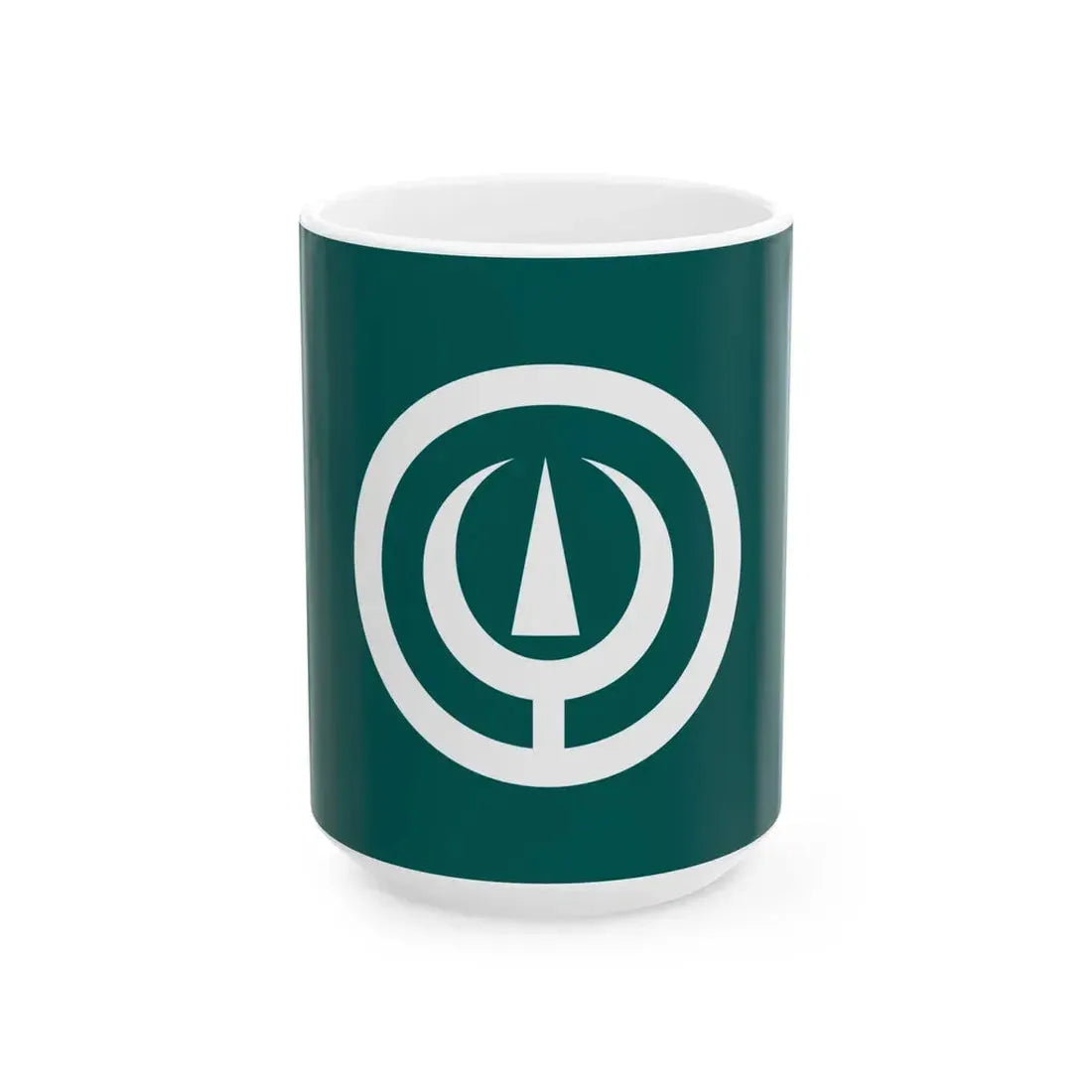 Flag of Yusuhara Kochi (Japan) White Coffee Mug 15oz - Go Mug Yourself