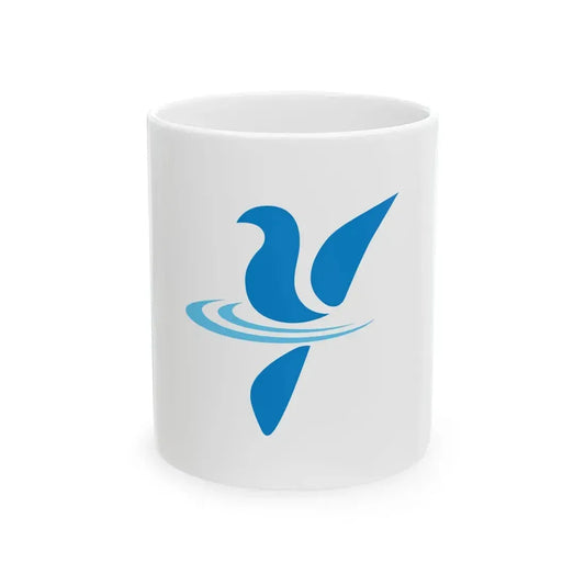 Flag of Yusui Kagoshima (Japan) White Coffee Mug 11oz - Go Mug Yourself