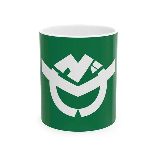 Flag of Yuza Yamagata (Japan) White Coffee Mug 11oz - Go Mug Yourself