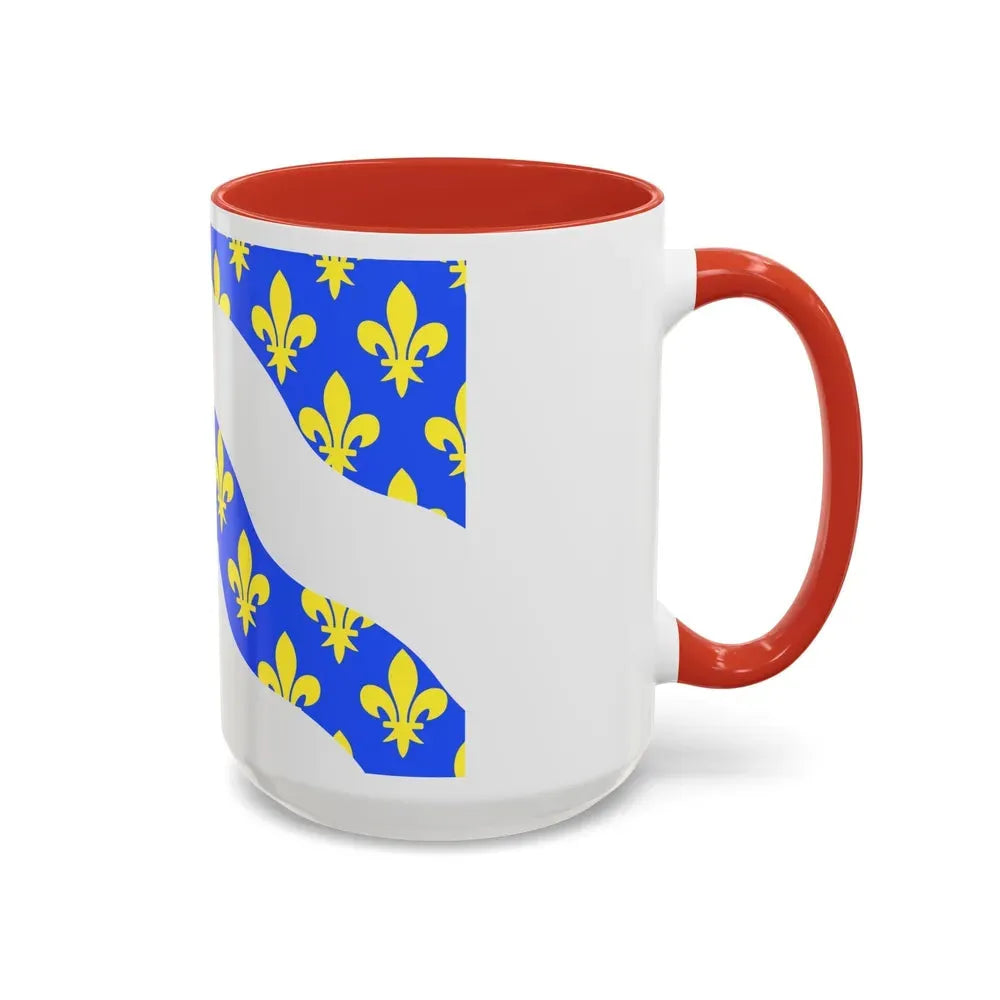 Flag of Yvelines France - Accent Coffee Mug - Go Mug Yourself