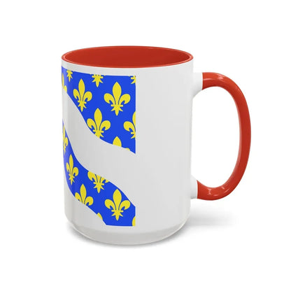 Flag of Yvelines France - Accent Coffee Mug - Go Mug Yourself