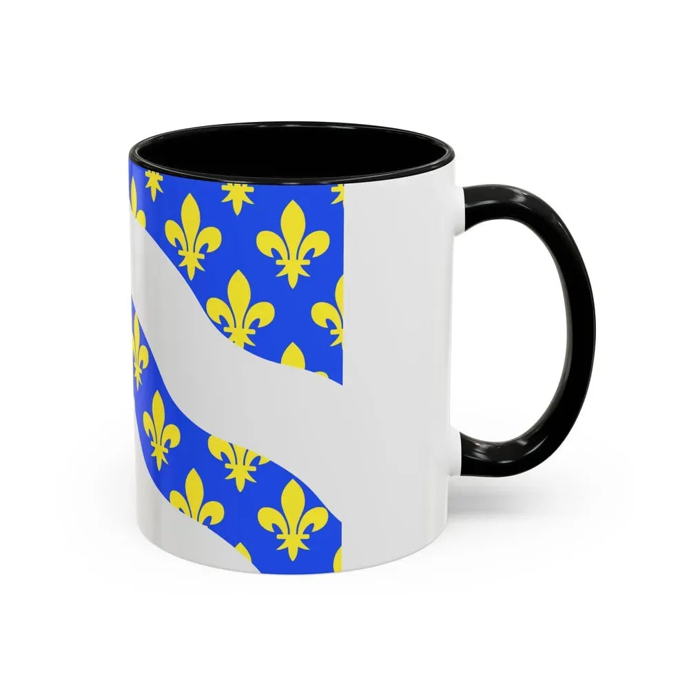 Flag of Yvelines France - Accent Coffee Mug - Go Mug Yourself