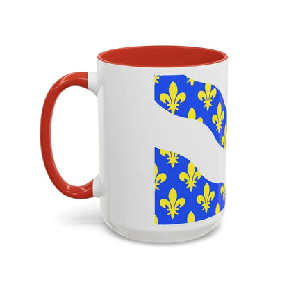 Flag of Yvelines France - Accent Coffee Mug - Go Mug Yourself