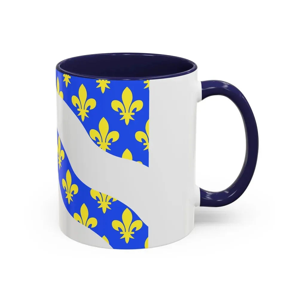 Flag of Yvelines France - Accent Coffee Mug - Go Mug Yourself