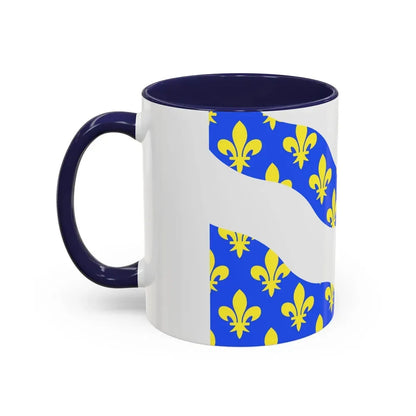 Flag of Yvelines France - Accent Coffee Mug - Go Mug Yourself