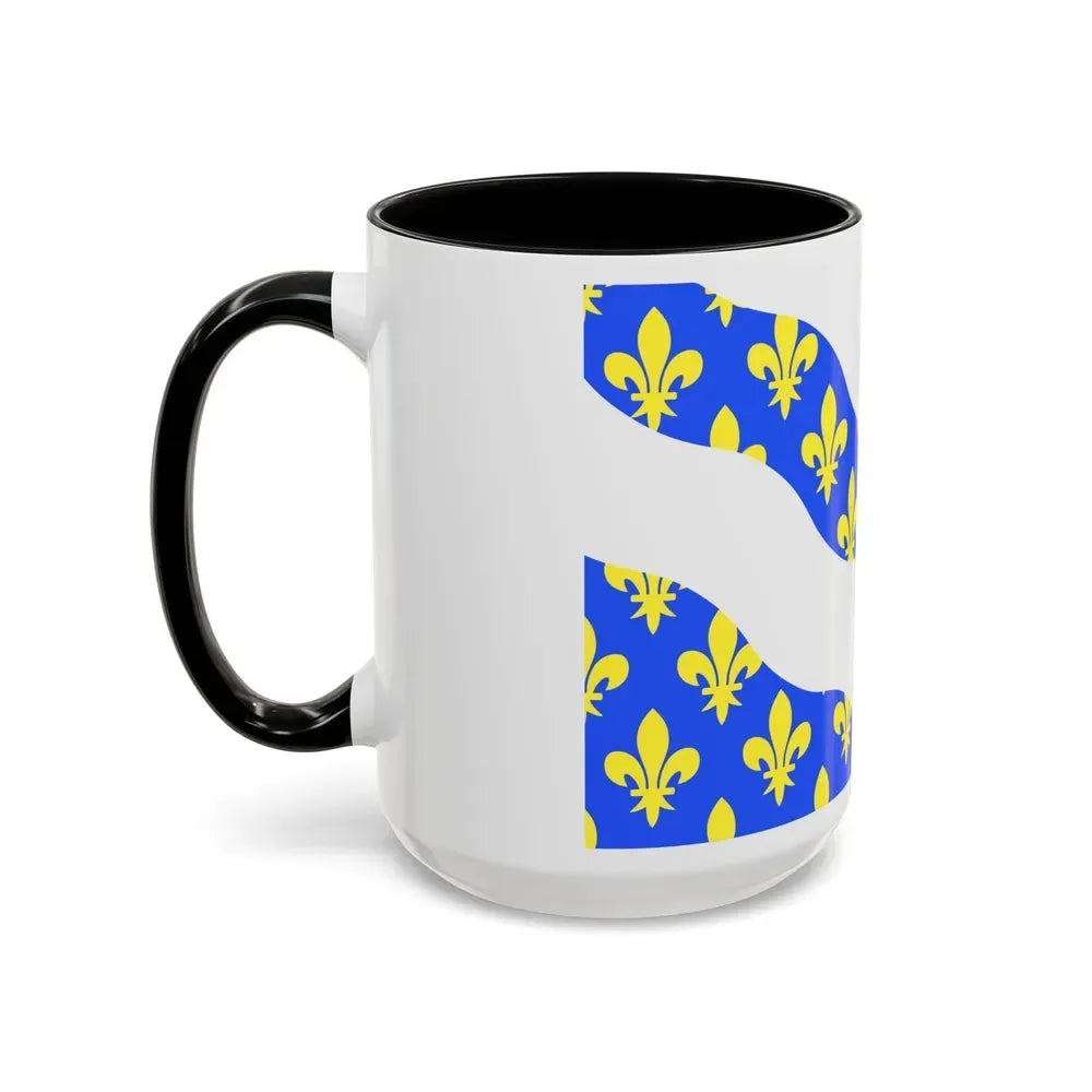 Flag of Yvelines France - Accent Coffee Mug - Go Mug Yourself