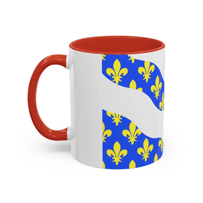 Flag of Yvelines France - Accent Coffee Mug - Go Mug Yourself