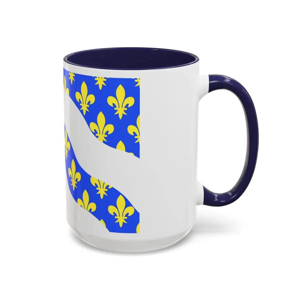 Flag of Yvelines France - Accent Coffee Mug - Go Mug Yourself